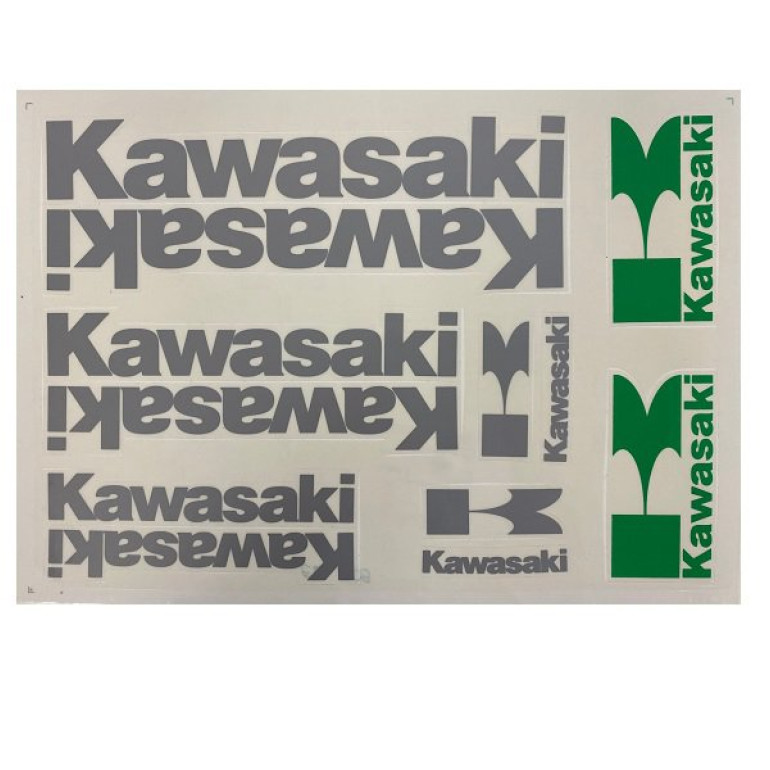 Matrica szett KAWASAKI 25x35cm