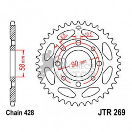 Hátsó lánckerék JTR269