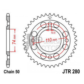 Hátsó lánckerék JTR280