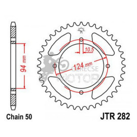 Hátsó lánckerék JTR282