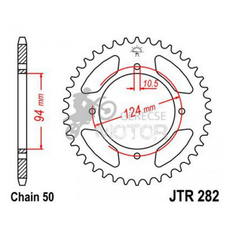 Hátsó lánckerék JTR282