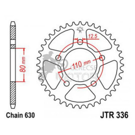 Hátsó lánckerék JTR336