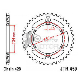 Hátsó lánckerék JTR459