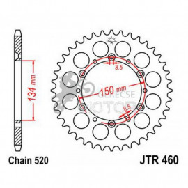 Hátsó lánckerék JTR460