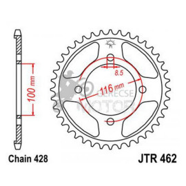 Hátsó lánckerék JTR462