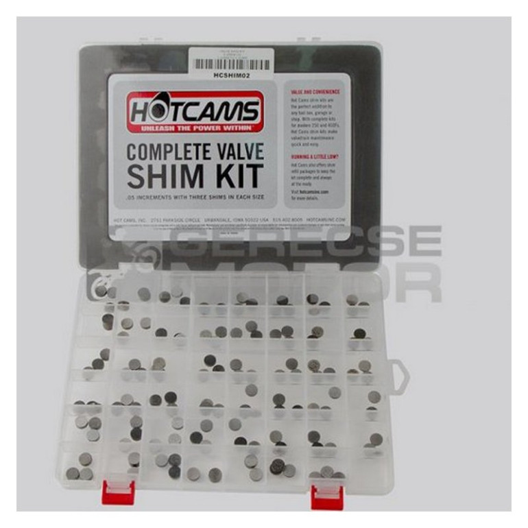 Szelep hézagoló lapka szett HCSHIM02