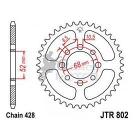 Hátsó lánckerék JTR802