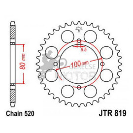 Hátsó lánckerék JTR819