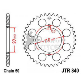 Hátsó lánckerék JTR840