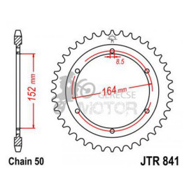 Hátsó lánckerék JTR841