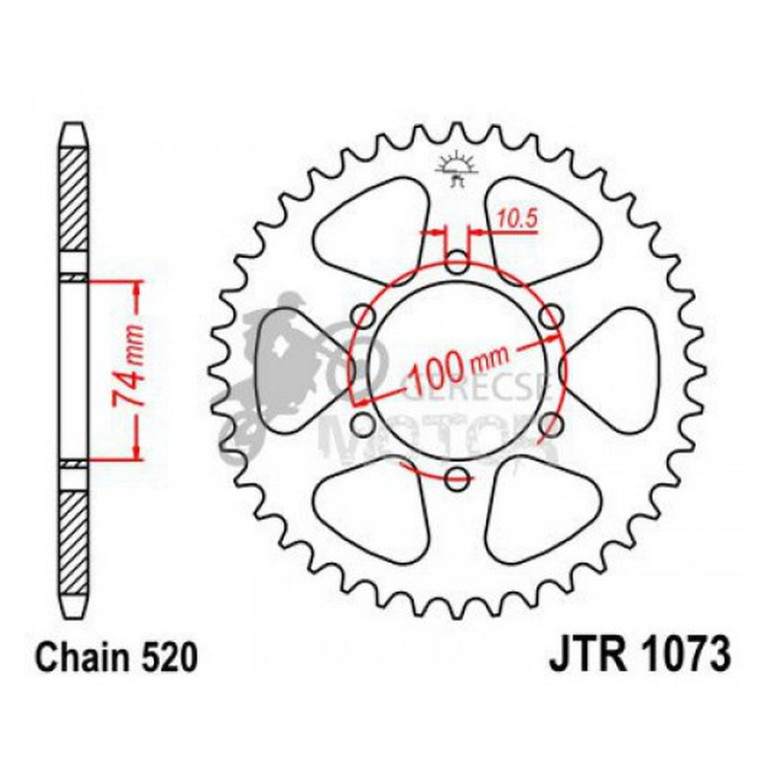 Hátsó lánckerék JTR1073