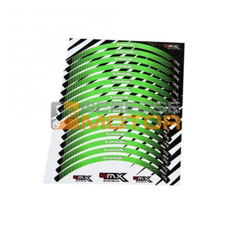 Felni csík szett 4MX-SW-KAWASAKI