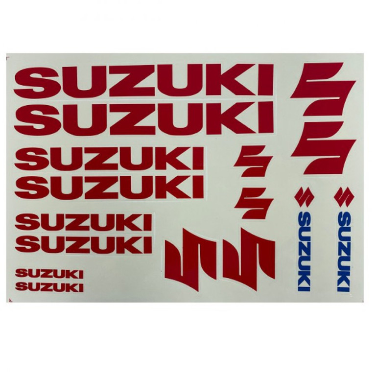 Matrica szett SUZUKI 25x35cm