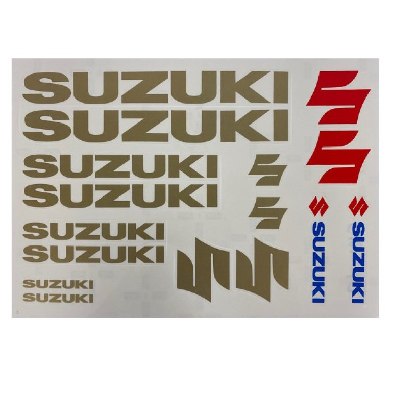 Matrica szett SUZUKI 25x35cm
