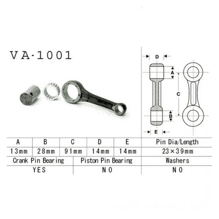 Hajtókar szett Vesrah