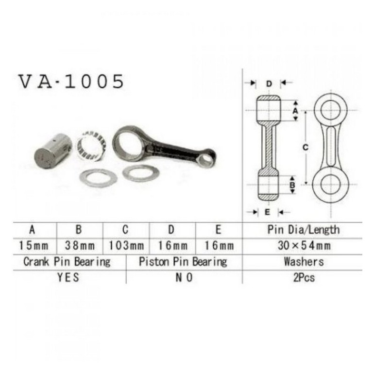 Hajtókar szett Vesrah