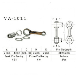 Hajtókar szett Vesrah