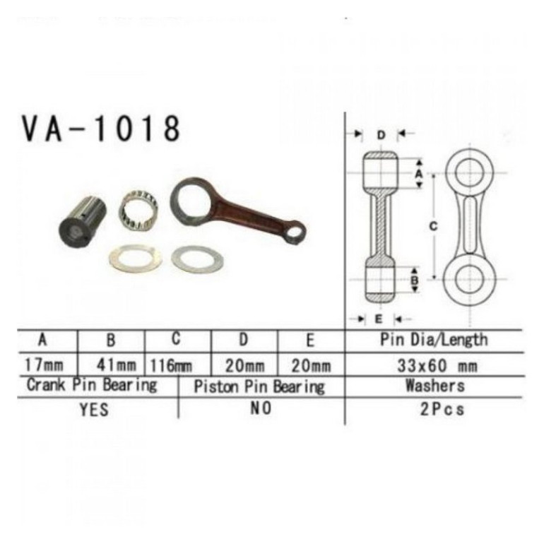 Hajtókar szett Vesrah