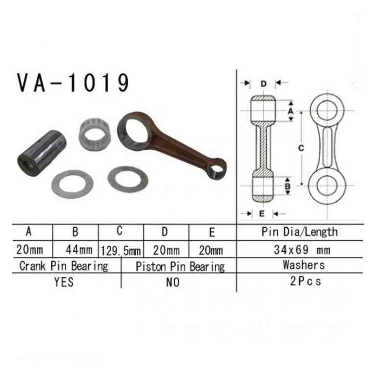 Hajtókar szett Vesrah