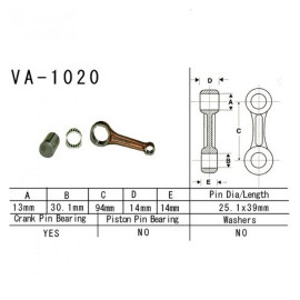 Hajtókar szett Vesrah