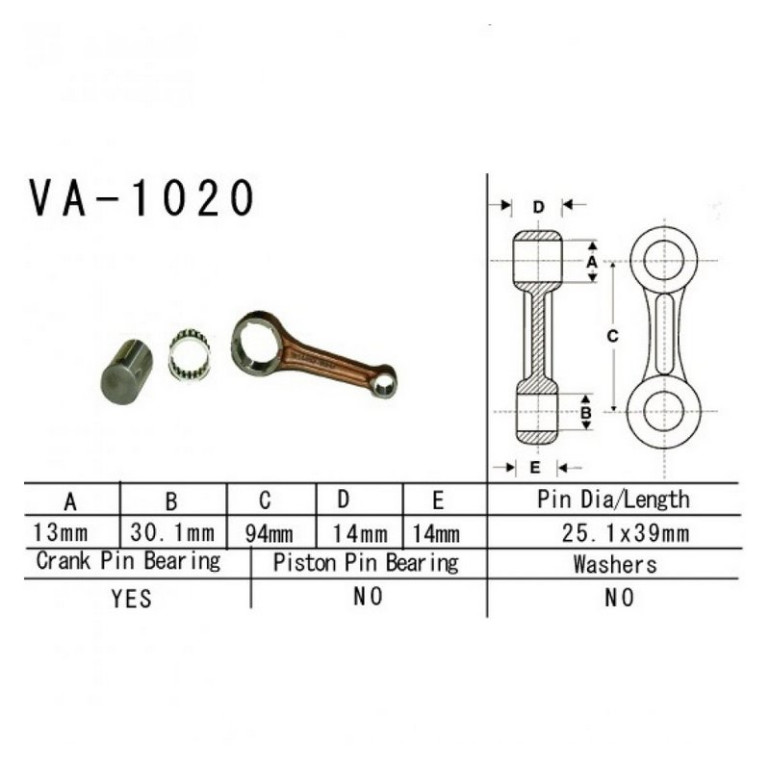 Hajtókar szett Vesrah