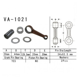 Hajtókar szett Vesrah