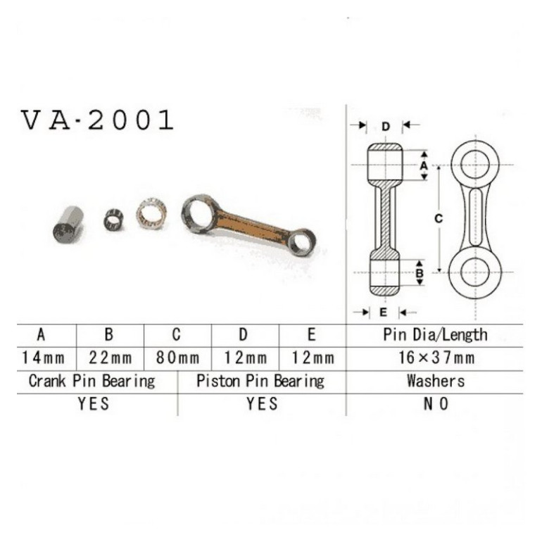 Hajtókar szett Vesrah
