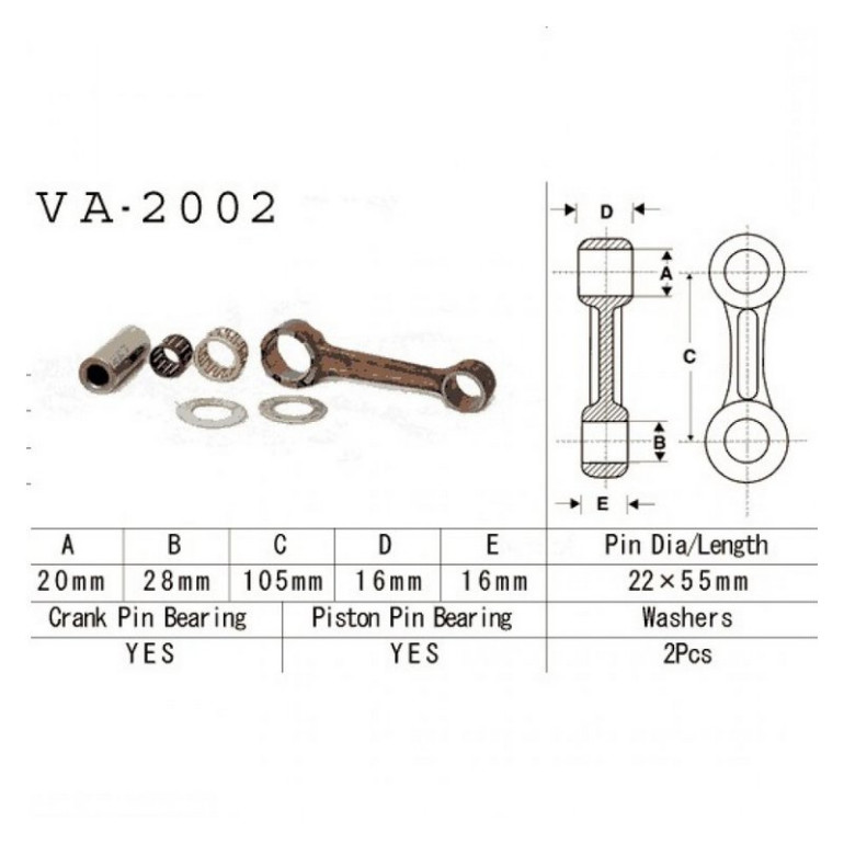 Hajtókar szett Vesrah