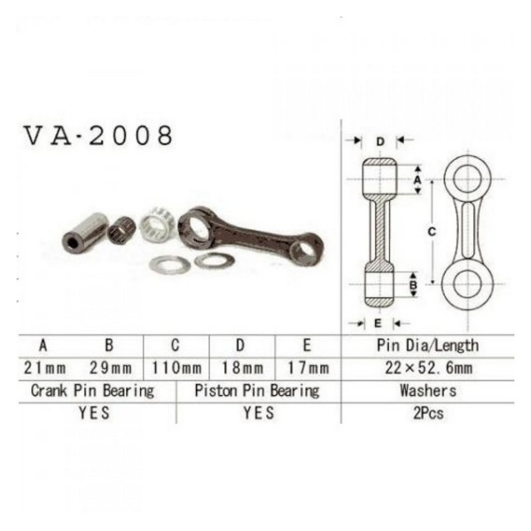 Hajtókar szett Vesrah