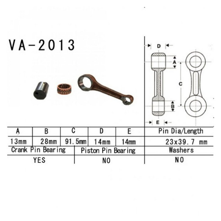 Hajtókar szett Vesrah