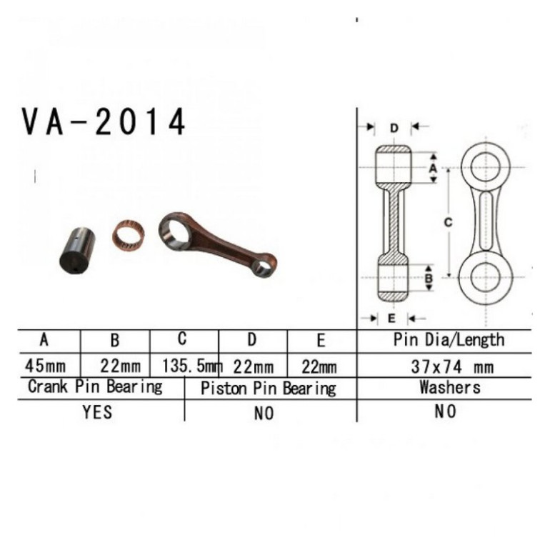 Hajtókar szett Vesrah