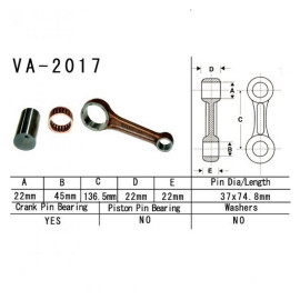 Hajtókar szett Vesrah