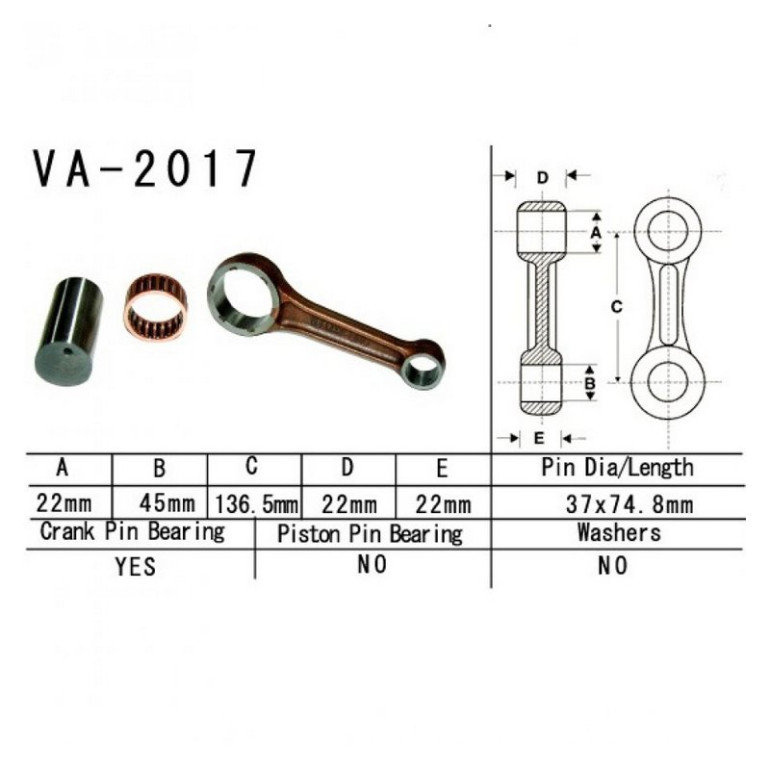 Hajtókar szett Vesrah