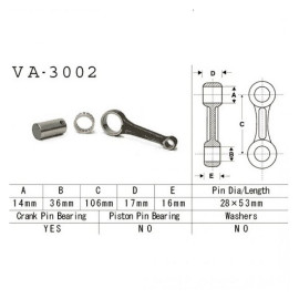Hajtókar szett Vesrah
