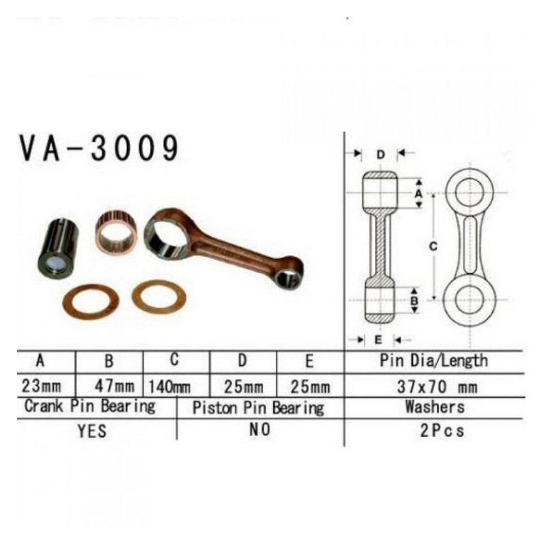 Hajtókar szett Vesrah