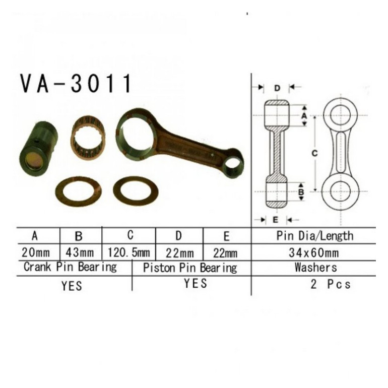 Hajtókar szett Vesrah
