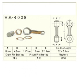 Hajtókar szett Vesrah