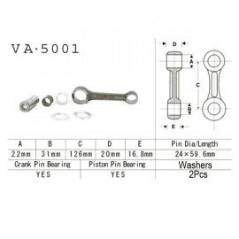 Hajtókar szett Vesrah