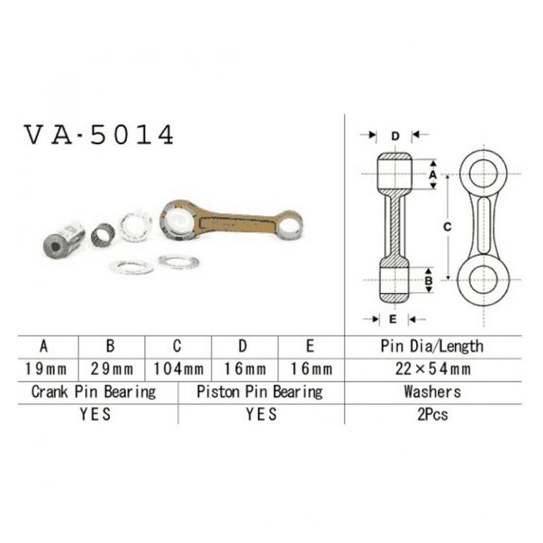 Hajtókar szett Vesrah