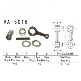 Hajtókar szett Vesrah
