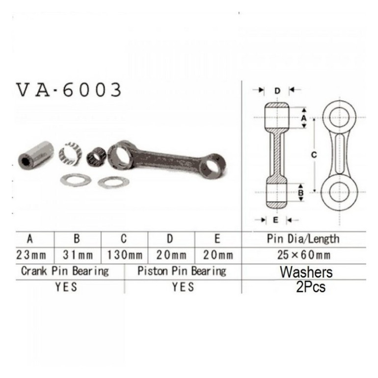 Hajtókar szett Vesrah