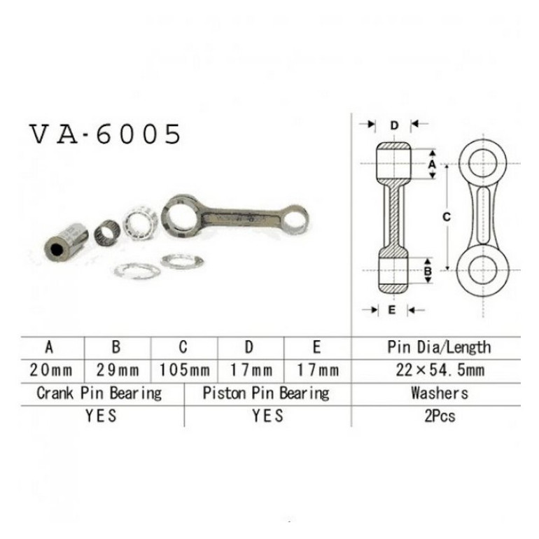 Hajtókar szett Vesrah