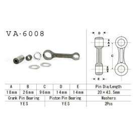 Hajtókar szett Vesrah