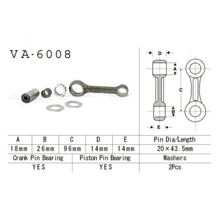 Hajtókar szett Vesrah