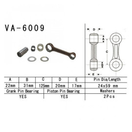 Hajtókar szett Vesrah