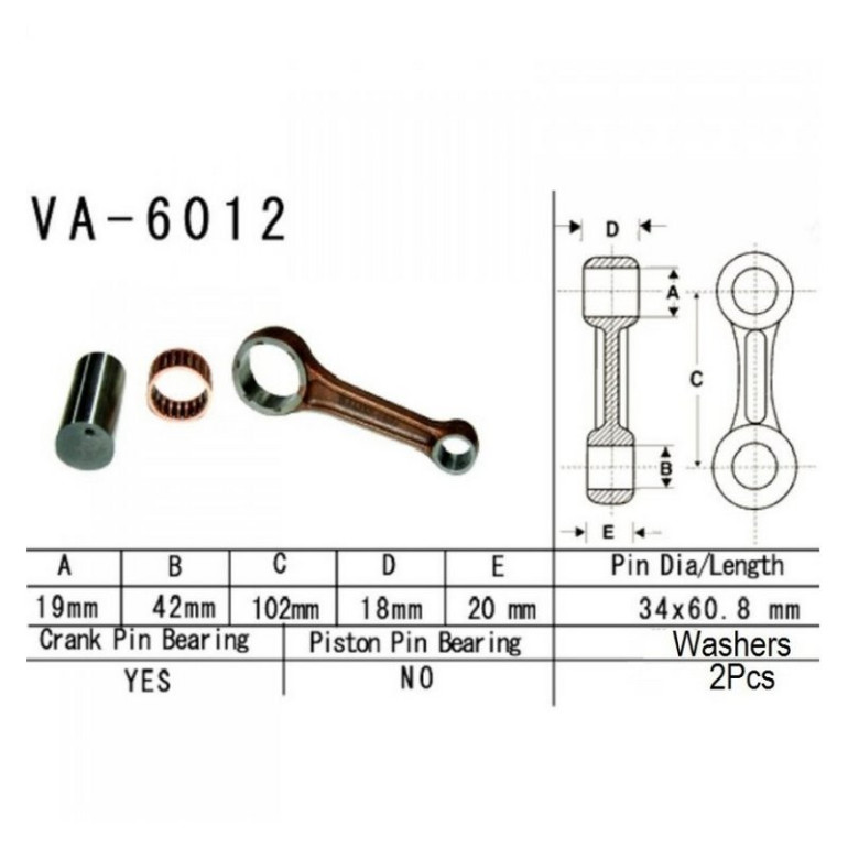 Hajtókar szett Vesrah