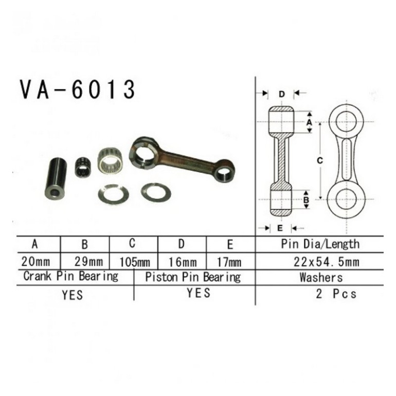 Hajtókar szett Vesrah