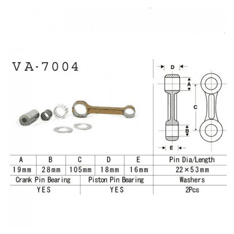 Hajtókar szett Vesrah
