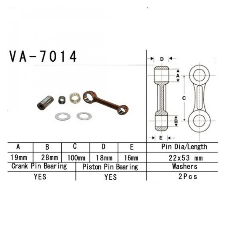 Hajtókar szett Vesrah