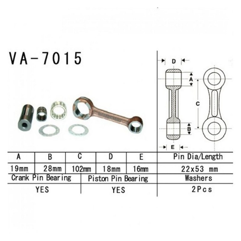 Hajtókar szett Vesrah